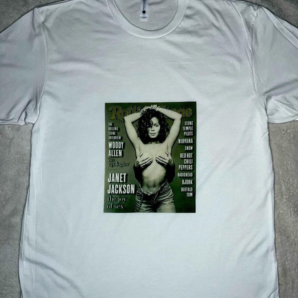 Janet Jackson September 1993 Rolling Stone Issue Cover Graphic Tee